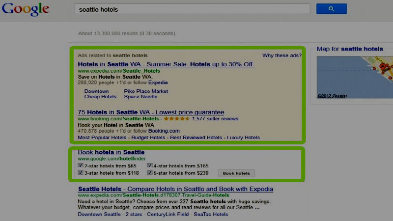 Adwords per hotel